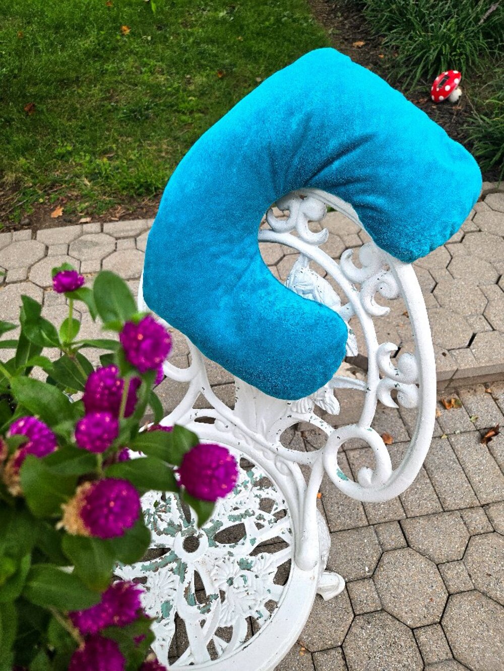 2-in-1 Convertible Travel Neck Pillow & Lumbar Back Support Cushion – Soft Micr